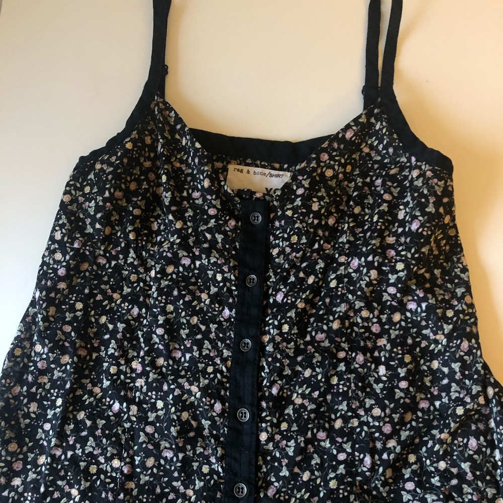 XS Rag & Bone floral tank top/cami